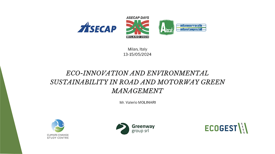 Eco-innovation and environmental sustainability in road and motorway green management